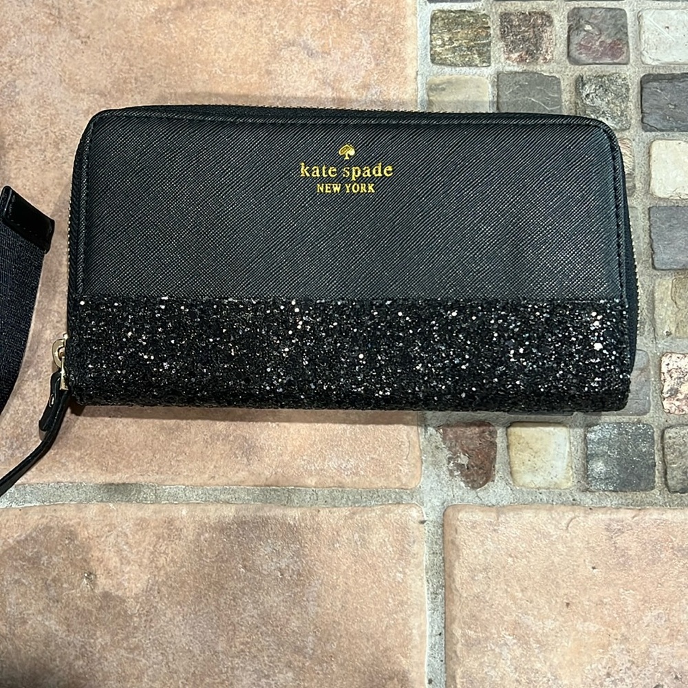 Kate Spade Glitter wallet.